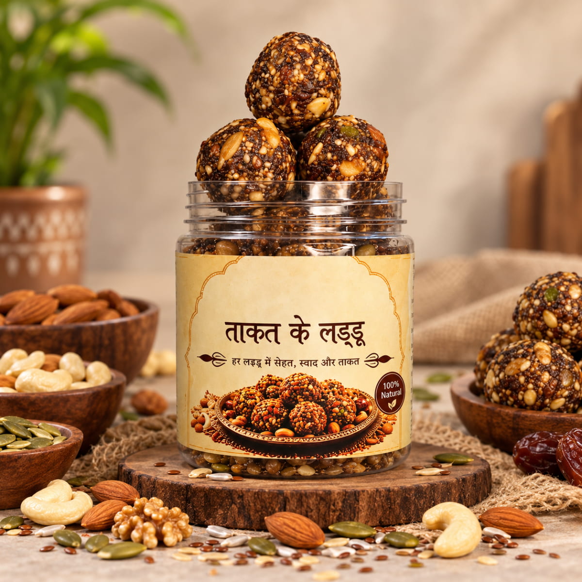 Takat Ke Laddu | Premium Dry Fruit Laddu | LakhaSwad