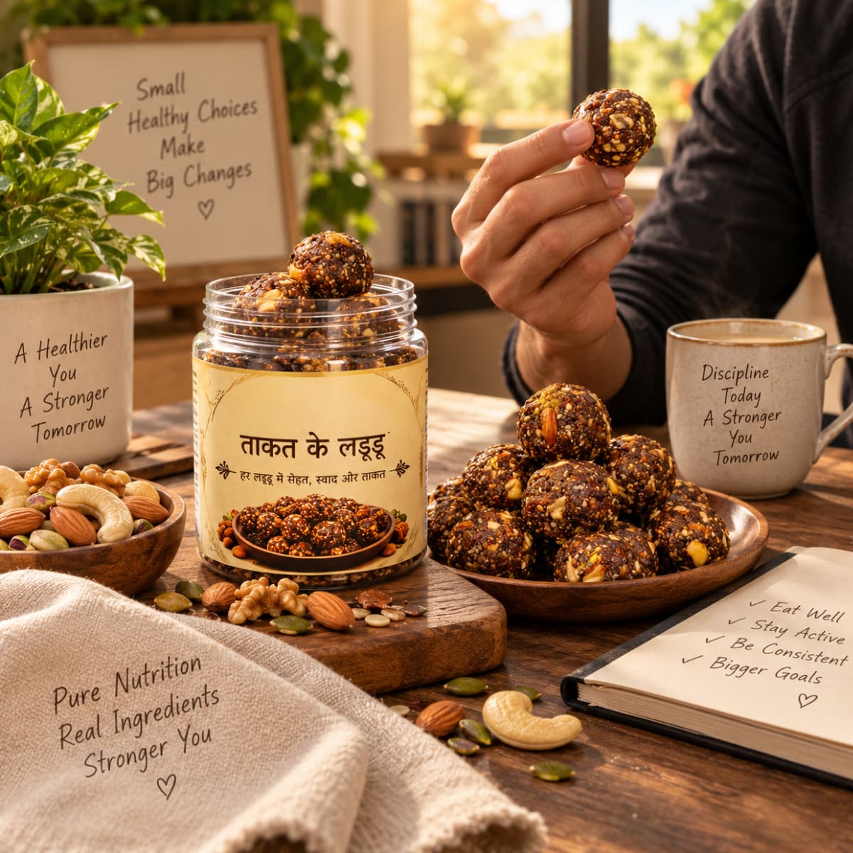 Takat Ke Laddu | Premium Dry Fruit Laddu | LakhaSwad